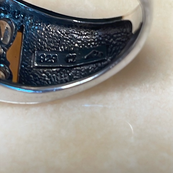 Epiphany Ring Sterling Silver 925 Assortment of CZ Stones Ring - Picture 4 of 10